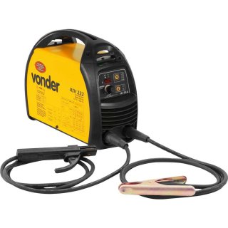 Inversor para solda com eletrodo e TIG, 200 A, RIV 222, com display digital, monof�sico, 127 V~ - 220 V~ - Sele��o autom�tica, VONDER.