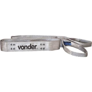 Cinta para eleva��o de cargas 7:1, 4,0 m, 4,0 tf, cinza, CE 440, VONDER