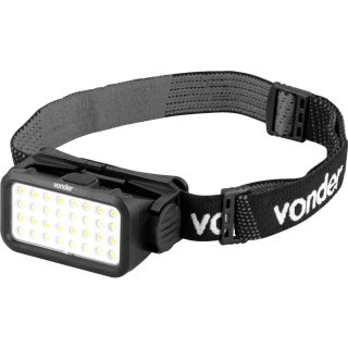 Lanterna de LED para cabe�a, recarreg�vel, LCV 032 VONDER