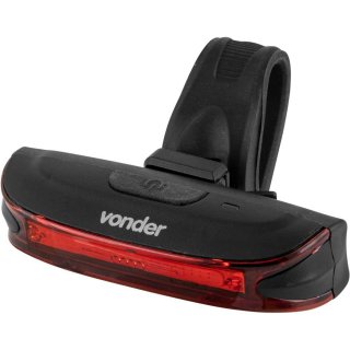 Lanterna traseira para bicicleta, recarreg�vel, VONDER
