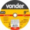 Disco de corte 230 mm x 3,2 mm x 22,23 mm DCV, VONDER
