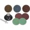 Jogo de discos de lixa com esponja abrasiva 50 mm, 9 pe�as, VONDER
