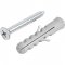 Parafuso autoatarraxante, 6,3 mm x 50,0 mm, cabe�a chata, phillips, com bucha 10 mm, VONDER