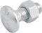 Parafuso franc�s zincado, 3/8