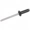 Rebite de repuxo 3,2 mm x 8,0 mm, preto, 308, caixa com 1.000 pe�as VONDER