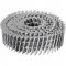 Prego coil anelado, 2,1 mm x  38 mm, polido, carretel com 350 unidades, caixa com 12.600 unidades, para o pregador PP 550, VONDER