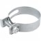 Abra�adeira para mangote, a�o carbono, largura 32 mm, AM 99 mm - 107 mm, com 2 pe�as, VONDER