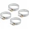 Abra�adeira rosca sem fim, 44 mm a 57 mm, com 4 pe�as, AL 4457 VONDER