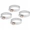 Abra�adeira rosca sem fim, 50 mm a 63 mm, com 4 pe�as, AL 5164 VONDER
