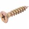 Parafuso madeira chipboard, cabe�a chata, fenda cruzada/phillips, 6,0 mm x 30,0 mm, VONDER
