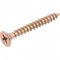 Parafuso madeira chipboard, cabe�a chata, fenda cruzada/phillips, 6,0 mm x 50,0 mm, VONDER