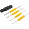 Jogo de chaves de fenda/phillips, ponta dupla, mini, com 5 pe�as, VONDER