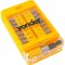 Jogo de bits/ponteiras, com 15 pe�as, encaixe sextavado 1/4