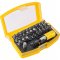 Jogo de bits/ponteiras, com 32 pe�as, encaixe sextavado 1/4