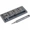 Jogo de bits/ponteiras de precis�o, com 51 pe�as, encaixe sextavado de 4 mm, VONDER
