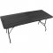 Mesa dobr�vel retangular, 180 cm, preta, VONDER