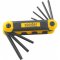 Jogo de chaves hexalobular, T9 a T40, com suporte pl�stico, 8 pe�as, VTX3, VONDER