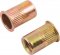Rebite de rosca em a�o carbono, rosca M6 x 15,0 mm, cabe�a pequena, VONDER