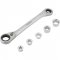 Jogo de chaves estrela com catraca, 8 mm a 19 mm, e soquete intercambi�vel,  VONDER