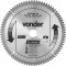 L�mina de serra circular com v�dea, para alum�nio, 250 mm x 30 mm x 80 dentes, VONDER