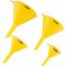Jogo de funis pl�sticos com 4 pe�as VONDER