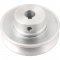 Polia de alum�nio 1 canal, perfil A, 80 mm com furo de 14 mm, VONDER