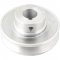 Polia de alum�nio 1 canal, perfil A, 80 mm com furo de 3/4