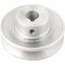 Polia de alum�nio 1 canal, perfil A, 80 mm com furo de 5/8
