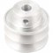 Polia de alum�nio 2 canais, perfil A, 60 mm com furo de 1/2