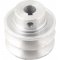 Polia de alum�nio 2 canais, perfil A, 60 mm com furo de 14 mm, VONDER