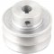 Polia de alum�nio 2 canais, perfil A, 70 mm com furo de 14 mm, VONDER