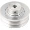Polia de alum�nio 2 canais, perfil A, 100 mm com furo de 14 mm, VONDER