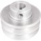 Polia de alum�nio 2 canais, perfil A, 80 mm com furo de 19 mm, VONDER