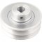 Polia de alum�nio 2 canais, perfil A, 100 mm com furo de 19 mm, VONDER