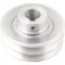 Polia de alum�nio 2 canais, perfil A, 100 mm com furo de 24 mm, VONDER
