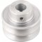 Polia de alum�nio 2 canais, perfil A, 70 mm com furo de 3/4