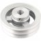 Polia de alum�nio 2 canais, perfil A, 120 mm com furo de 3/4