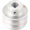 Polia de alum�nio 2 canais, perfil A, 60 mm com furo de 5/8