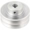 Polia de alum�nio 2 canais, perfil A, 90 mm com furo de 5/8