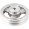 Polia de alum�nio 2 canais, perfil A, 150 mm com furo de 5/8