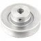 Polia de alum�nio 1 canal, perfil B, 100 mm com furo de 5/8'' - 15,9 mm, VONDER