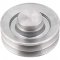 Polia de alum�nio 2 canais, perfil A, 110 mm, sem furo VONDER