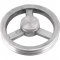 Polia de alum�nio 2 canais, perfil A, 230 mm, sem furo VONDER
