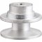 Polia de alum�nio 1 canal, perfil B, 50 mm, sem furo VONDER