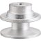 Polia de alum�nio 1 canal, perfil B, 60 mm, sem furo VONDER