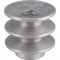 Polia de alum�nio 2 canais, perfil B, 60 mm, sem furo VONDER