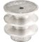Polia de alum�nio 2 canais, perfil B, 110 mm, sem furo VONDER