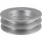 Polia de alum�nio 2 canais, perfil B, 130 mm, sem furo VONDER