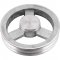 Polia de alum�nio 2 canais, perfil B, 230 mm, sem furo VONDER