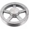 Polia de alum�nio 2 canais, perfil B, 250 mm, sem furo VONDER